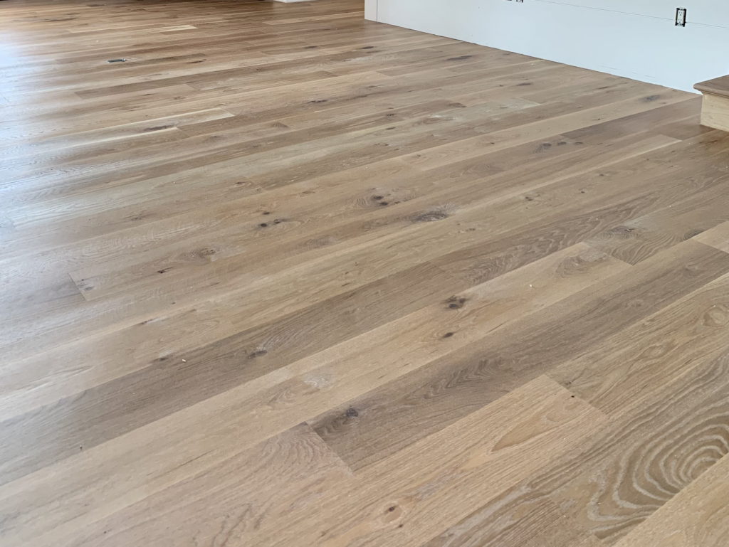 Expert installed vinyl floor