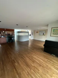 Stunning Floor Refinish with Special Walnut Stain